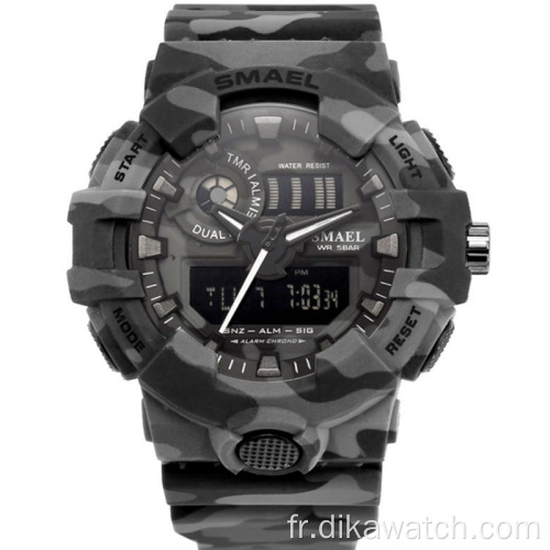 Montre de sport cowboy de luxe de marque SMAEL